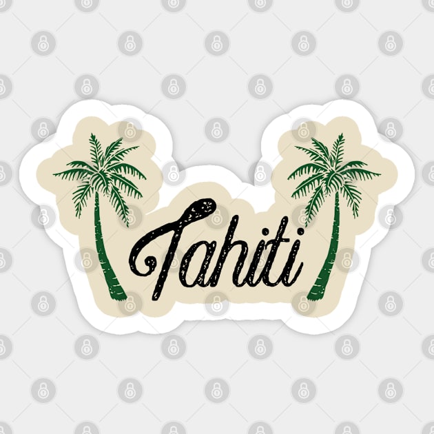 Tahiti island french polynesia Sticker by afmr.2007@gmail.com